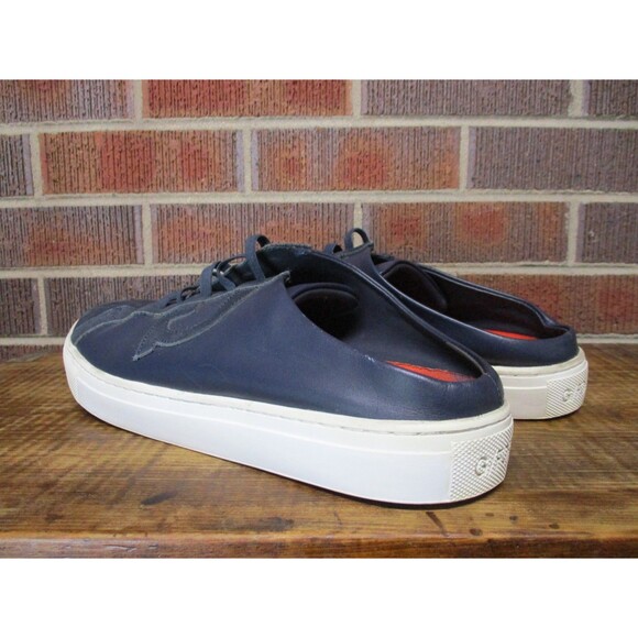 G/FORE Mens Disruptor S Slip On Mule Street Shoes Blue Leather Sneakers Size 12